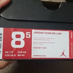 Jordan team ISO Low